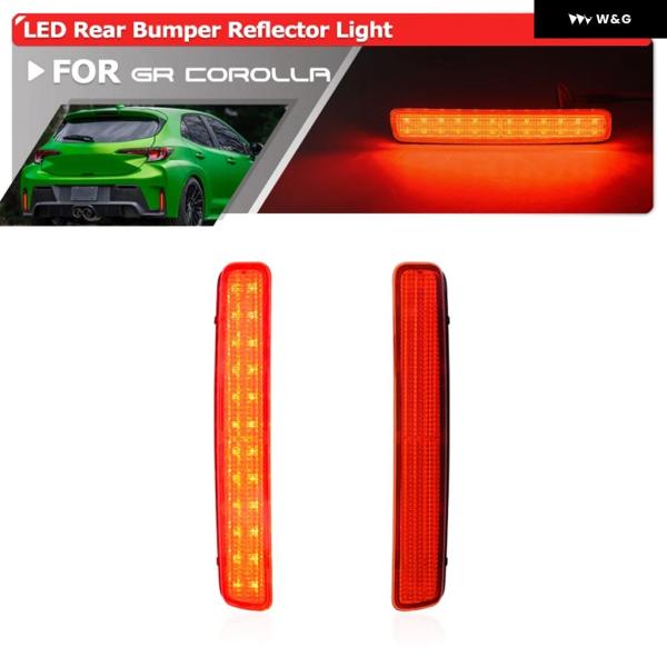 並行輸入品  2X OE仕様 2023+ トヨタ GR カローラ E210 フルレッド LED リア...