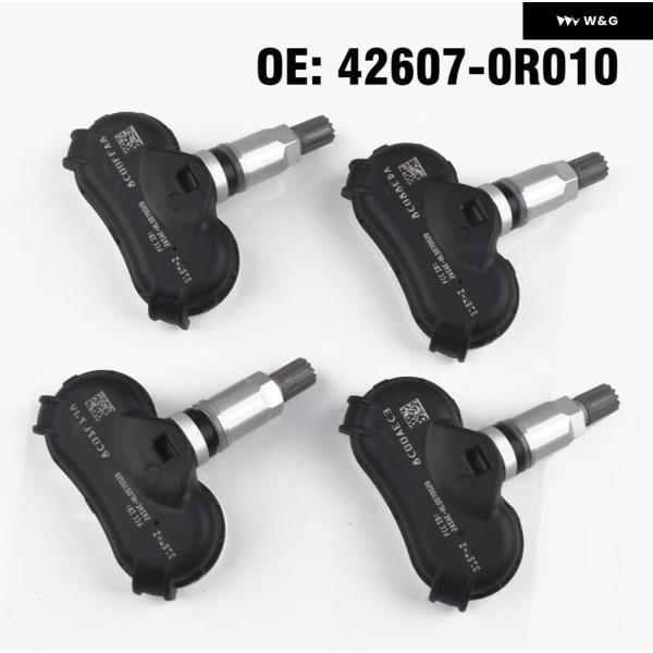 並行輸入品  4個 車用TPMS タイヤ エア圧 センサー 42607-0R010 トヨタ RAV4...
