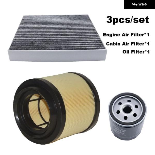 並行輸入品  3個 フィルターセット フォード ブロンコ 2.3T 2.7T 2022 2023 2...