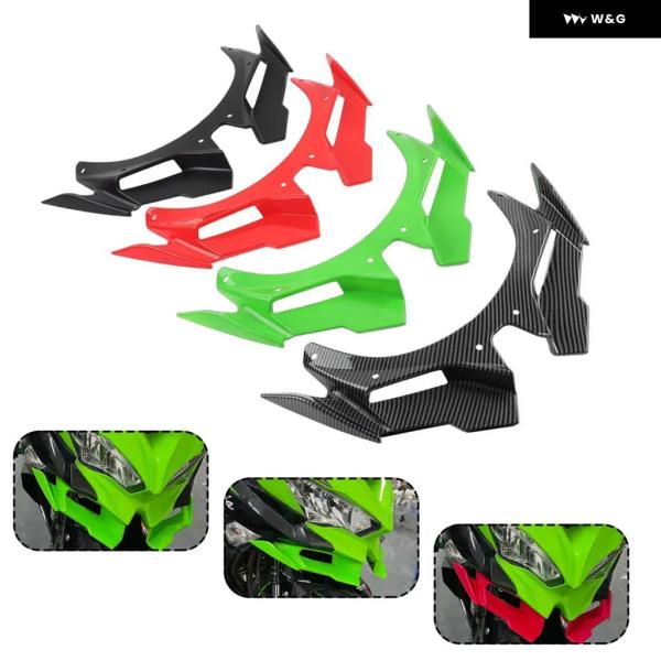 並行輸入品  オートバイ バイク ネイキッド フロントスポイラー ウィングレット エアロダイナミック...