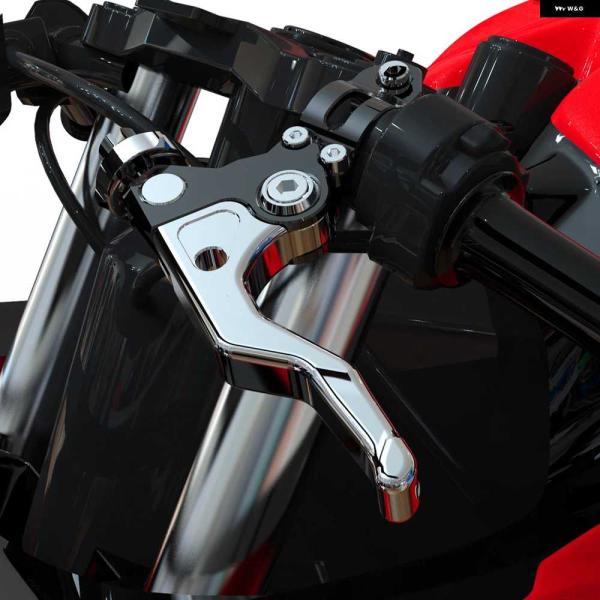 並行輸入品ショートスタントクラッチ レバー カワサキ SUPER SHERPA 1997-2007 ...