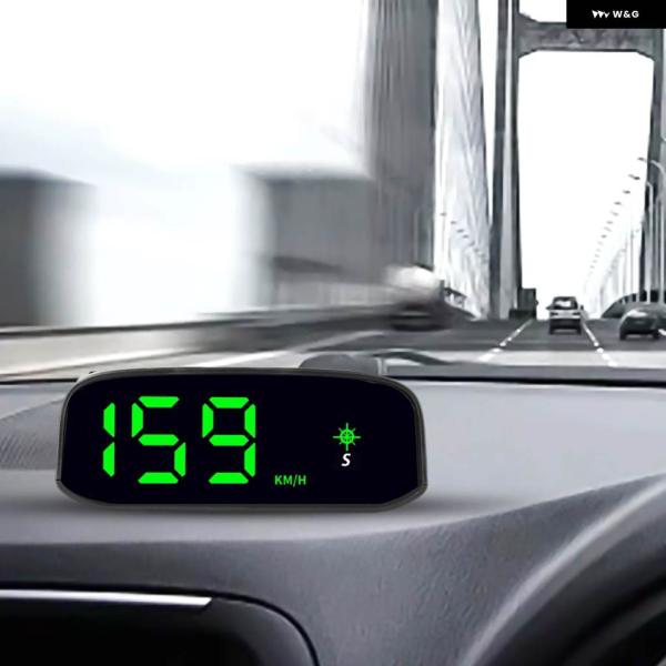 並行輸入品ヘッドアップ ディスプレイ GPS デジタル車スピード メーター インテリジェント光感知 ...