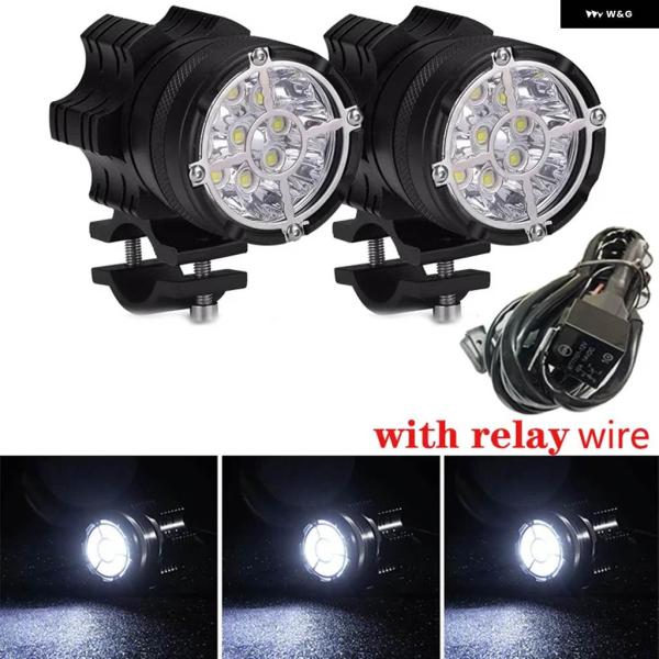 並行輸入品 LED バイク ヘッドライト 6/9ビーズ モトLEDランプ BMW R1200GS F...