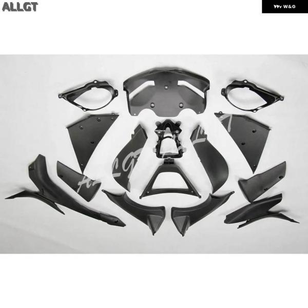並行輸入品 ノーマルブラックインナー フェアリング プラスチック ピースセット カワサキ 2007-...