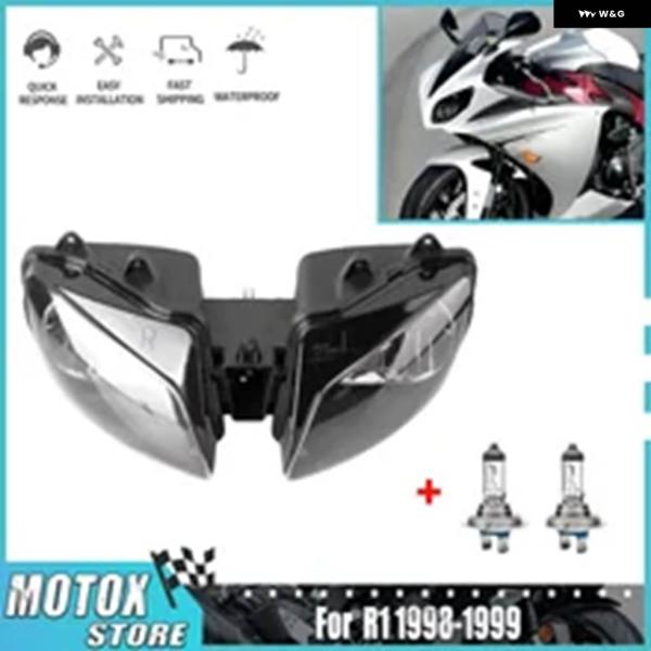 並行輸入品オートバイ フロント ヘッドライト ヤマハ YZF-R1 1998 1999 ヘッドライト...