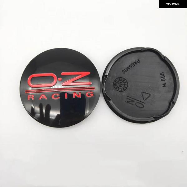 並行輸入品 4枚 62MM OZ レーシングカー ホイールセンターキャップ ALLOY スタイリッシ...
