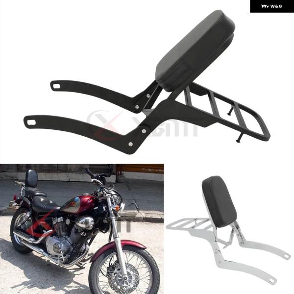 並行輸入品 バイク 用バックレスト シーシーバー ラゲッジラック ヤマハ ビラーゴ 125 250 ...
