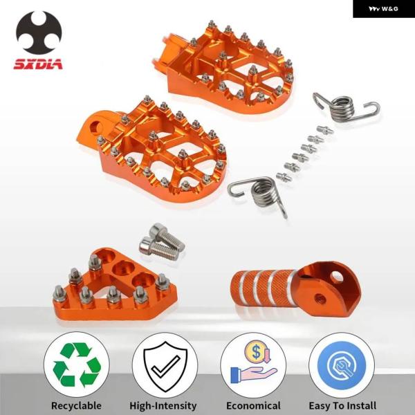 並行輸入品 バイク フットペグ ブレーキ シフト レバー ペダル ステップチップ KTM SX XC...