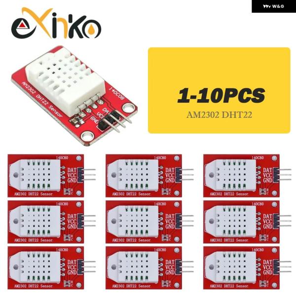 並行輸入品 1-10個 DHT22 デジタル温度湿度センサー AM2302 モジュール +PCB ケ...