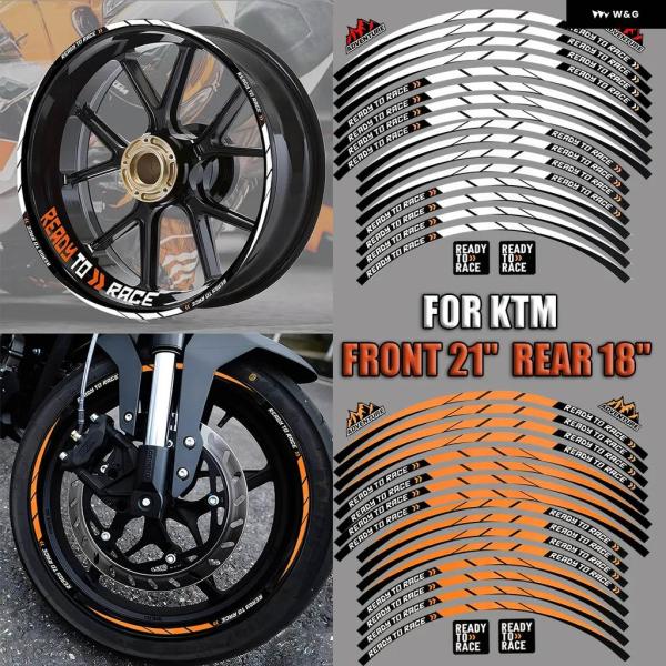 並行輸入品 KTM EXC 125 500 EXC-F バイク フロント 21インチ リア 18イン...