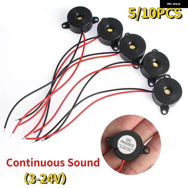 並行輸入品 5/10個高デシベルブザー SFM-20B DC 3-24V 連続音ブザー 2312アク...