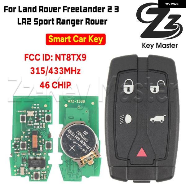 並行輸入品 マスター ランドローバー スマートカードキー NT8TX9 46チップ 315/433M...