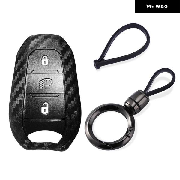 並行輸入品 車用リモートキーケースカバー シトロエン C4 C5 X ベルリゴ DS3 シェル プジ...