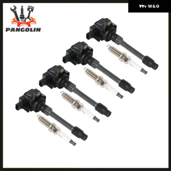 並行輸入品 イグニッション コイル4個 イリジウム スパークプラグ 4個 2017-2020 ホンダ...