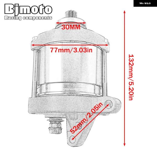 並行輸入品WR 450 F 2023 スターターモーター ヤマハ WR450F YZ450FX YZ...