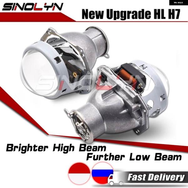 並行輸入品3インチ H7 LED D2S D2H バイ キセノン プロジェクターレンズ ヘッドライト...