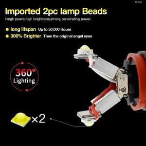 並行輸入品2個 10W LED エンジェルアイ...の詳細画像2