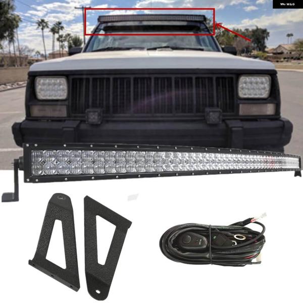 【並行輸入品】ジープ チェロキー XJ 1984-2001 50インチ 5D 288W カーブLED...