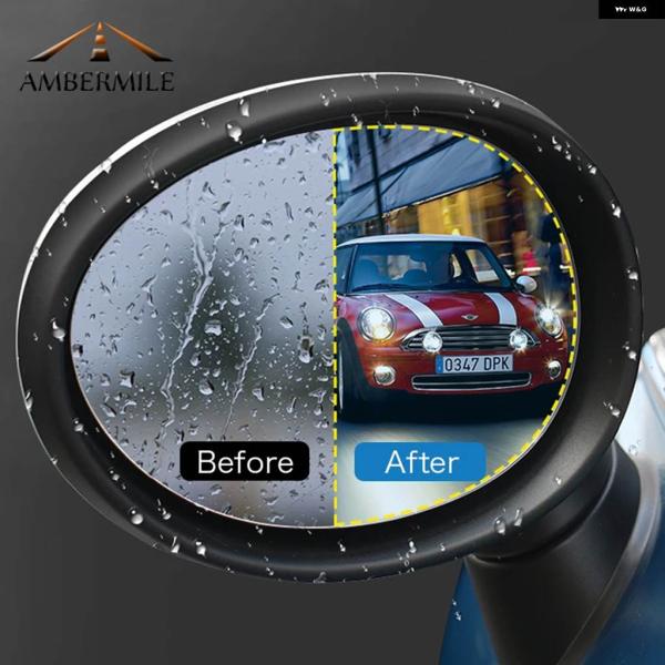 並行輸入品車用バックミラー フィルム 曇り止めフィルム 自動 防水 ステッカー ミニクーパー R55...