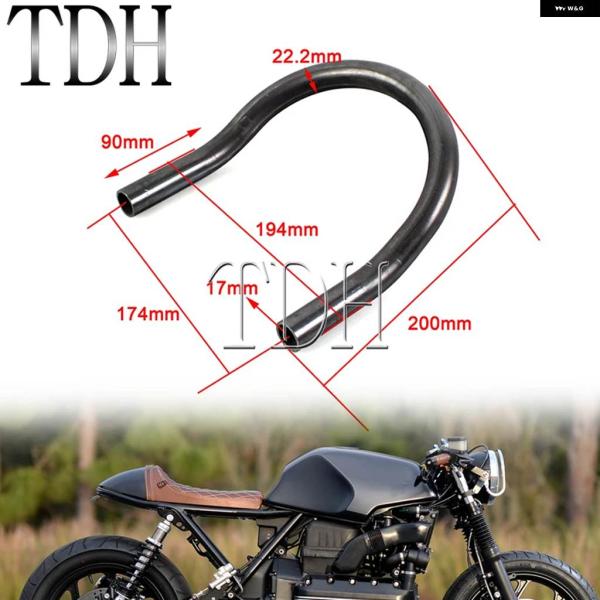 並行輸入品 22MM 7/8インチ チューブ ブレーキライト カフェレーサー シートフープス ループ...