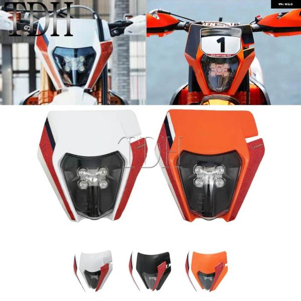 並行輸入品 LED モトクロス ヘッドライト エンデューロ フロント ランニングライト ヤマハ XC...