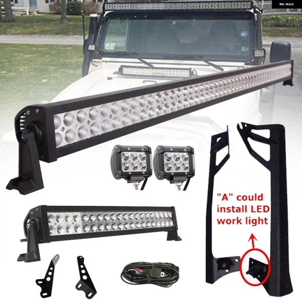 並行輸入品52インチ 300W LED ライトバー 20インチ LED 作業灯2 X 4インチ LE...