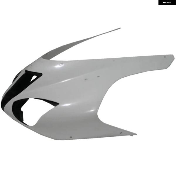 並行輸入品 オートバイ 未塗装ホワイトアッパーフロント フェアリング カウルノーズ カワサキ ZX6...