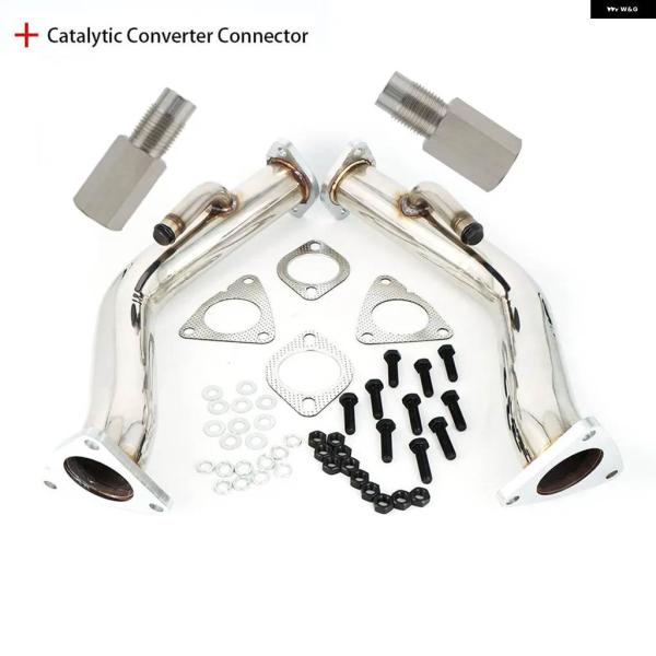 並行輸入品テスト パイプ デキャット キャットレス ストレートダウン パイプ 排気 フォーニッサン ...