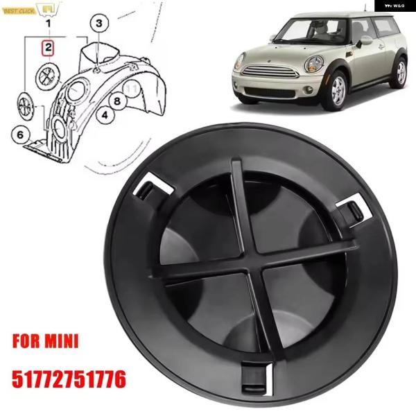 並行輸入品 51772751776 車用フロントホイール マッドガード フェンダーライニング バルブ...