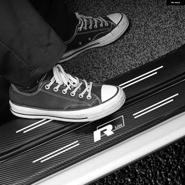 並行輸入品 車用ドアシルドアシル ステッカー トランク バンパー スクラッチストリップ フォルクスワ...