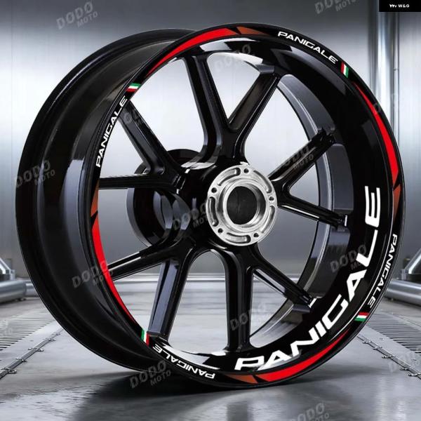 並行輸入品 反射式 オートバイ ホイールリム ステッカー ハブストライプテープ 防水 デカール パニ...