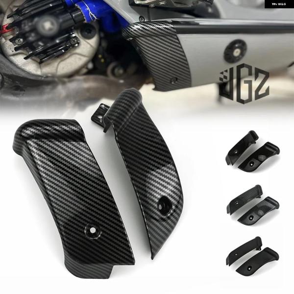 並行輸入品 VESPA オートバイ ABSカーボンブラックリア スポイラー カバー プロテクター パ...