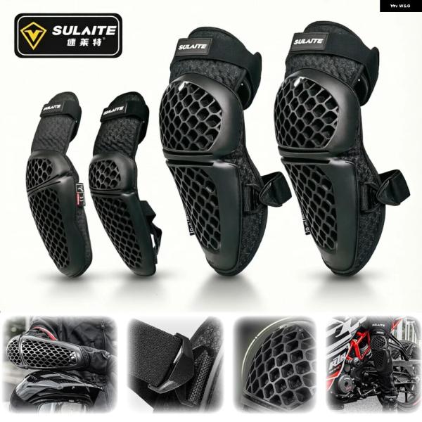 並行輸入品 オートバイ ニー パッド モトクロス ニーブレースメッシュ 肘 プロテクター スポーツ用...