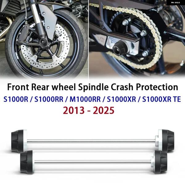 並行輸入品 BMW 2013-2024用 オートバイ フロントリアアクスル スライダー - 25 R...