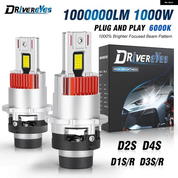 並行輸入品 D2S D4S 車用 ヘッドライト LED バルブ CANBUS HID D1S D3S...