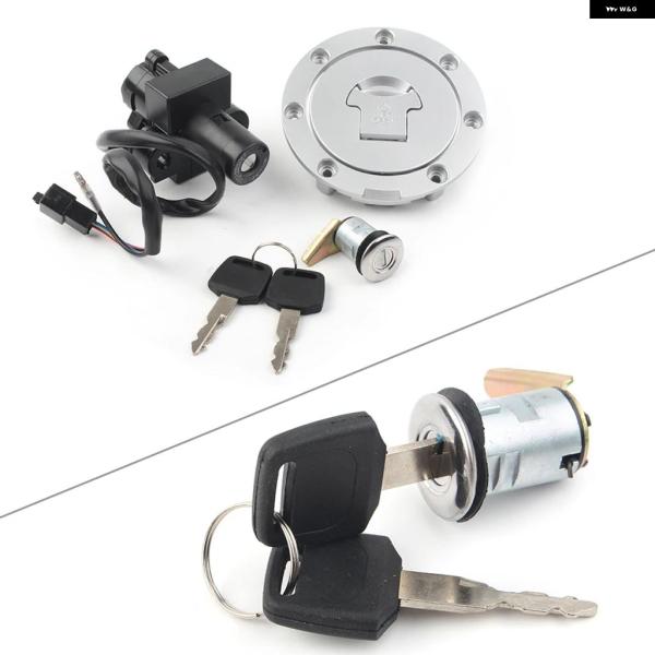 並行輸入品 ホンダ バイク イグニッション スイッチロック燃料ガスキャップ カバー シートロックキー...