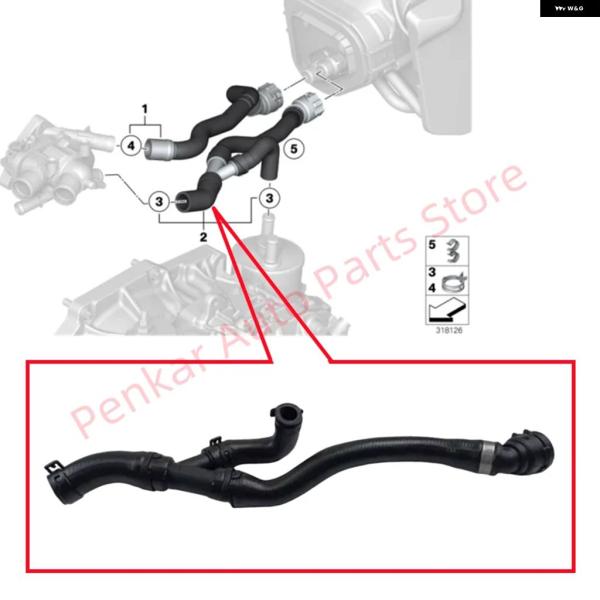 並行輸入品 MINI R55 R56 R57 R58 R59 R60 R61 ヒーターコアホース C...