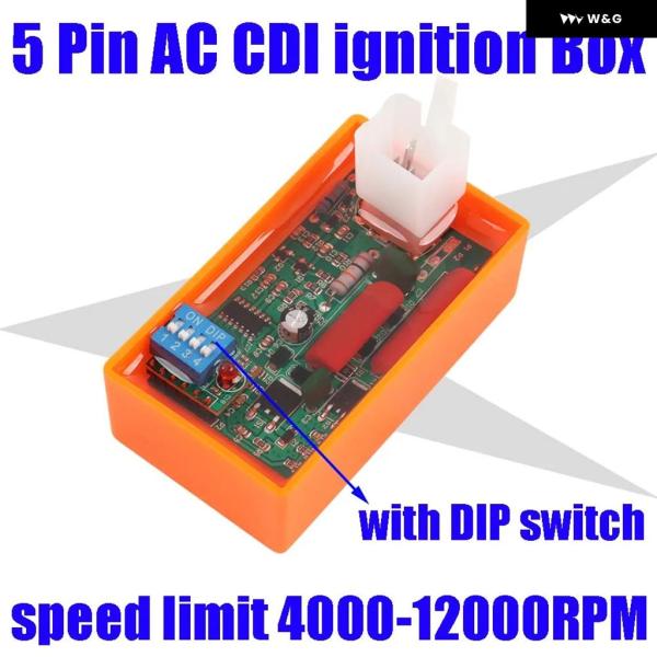 【並行輸入品】 オートバイ バイク イグニッション AC 5ピンCDI DIPスイッチ付き MINI...