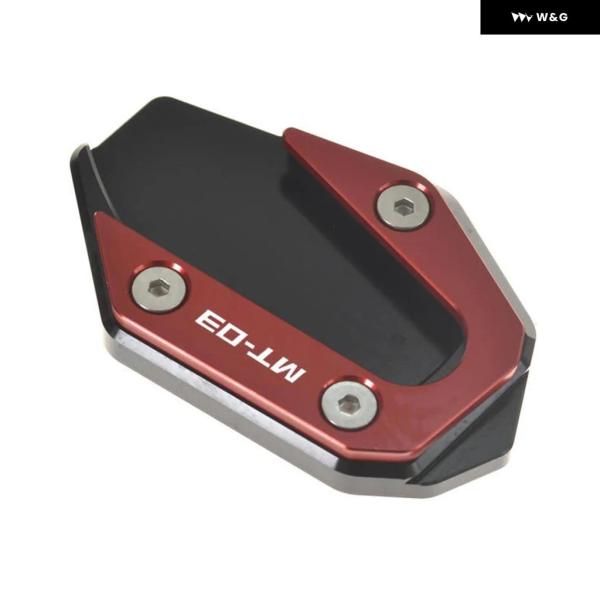 並行輸入品  MT03 オートバイ バイク CNC サイド スタンド プレートキック スタンド 延長...