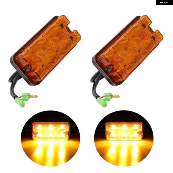 並行輸入品2個 12V - 80V フロント LED ライト フォーク リフト ウィンカー トラック...
