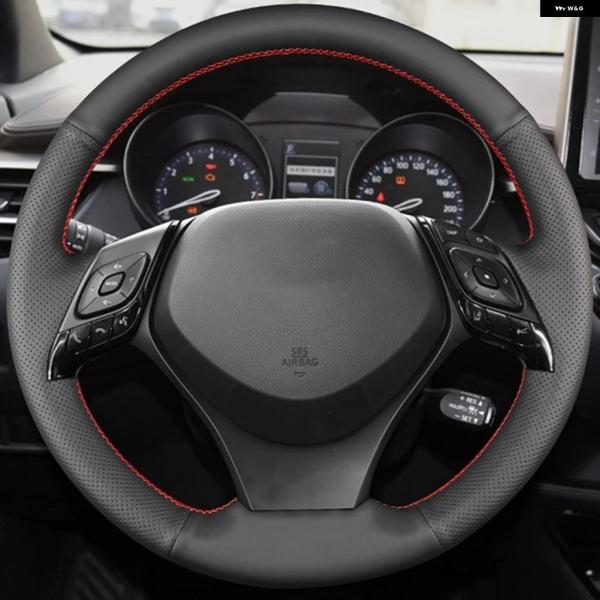 並行輸入品 編み込みカーハンドルカバー トヨタ CHR 2016 - 19 IZOA 2018 20...
