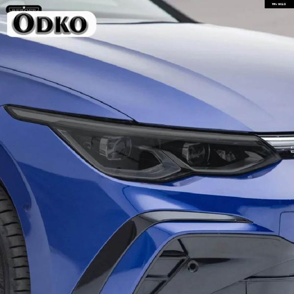 並行輸入品 ヘッドライト フィルム スモークブラック クリアステッカー フォルクスワーゲン VW ゴ...