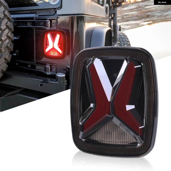 並行輸入品 リア LED テールライト ジープ ラングラー CJ TJ YJ 1998-2006イン...