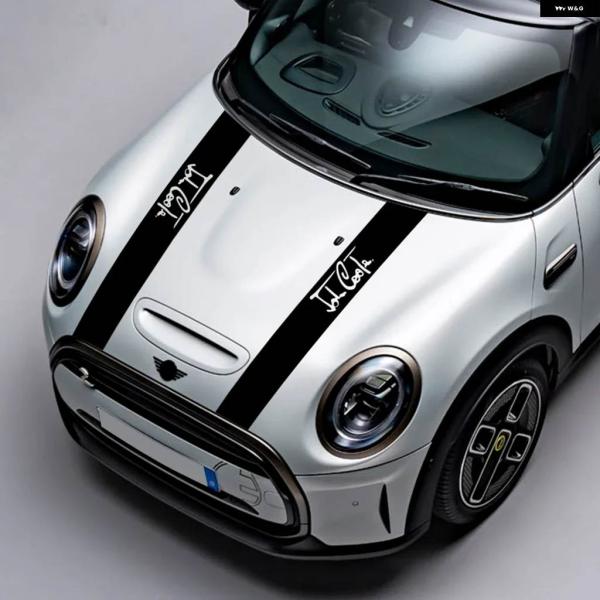 並行輸入品 車用フード ボンネット ステッカー デコレーション デカール チューニング MINI J...