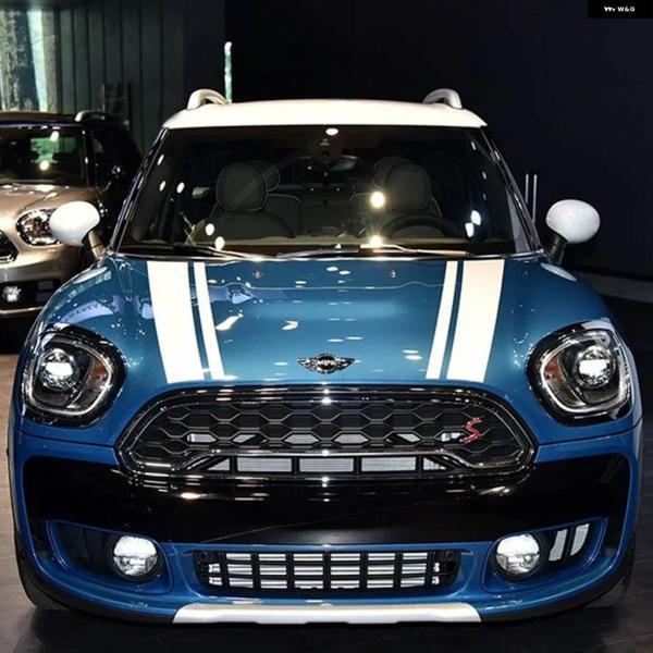 並行輸入品 エンジン ステッカー デカール フード スクラッチストライプ デカール ミニ クーパー ...