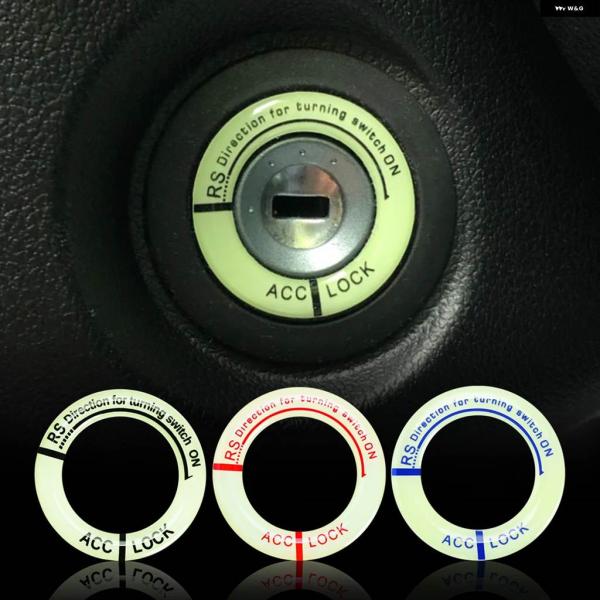 並行輸入品 夜間発光車用 イグニッション キーリング ステッカー 3D デカール MINI ONE ...