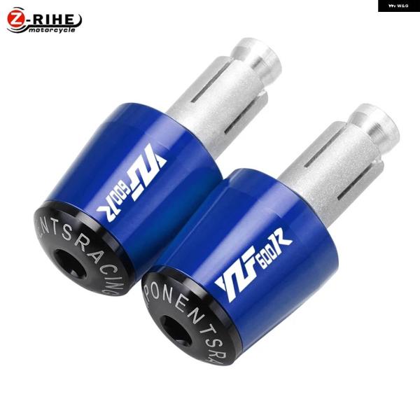 並行輸入品 オートバイ 7/8 ハンドルバー エンドウェイト ハンドルバー グリップ キャップ ヤマ...
