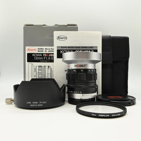Kowa 単焦点レンズ PROMINAR 12mm F1.8 シルバー マイクロフォーサーズ専用 P...
