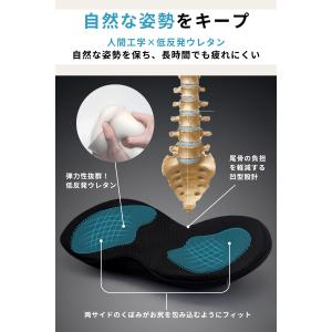 車用 低反発 シートクッション 車 座高アップ...の詳細画像4