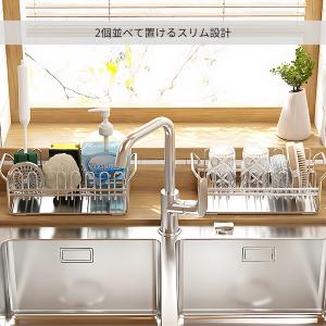 スポンジラック ステンレス 水が流れる トレー...の詳細画像4